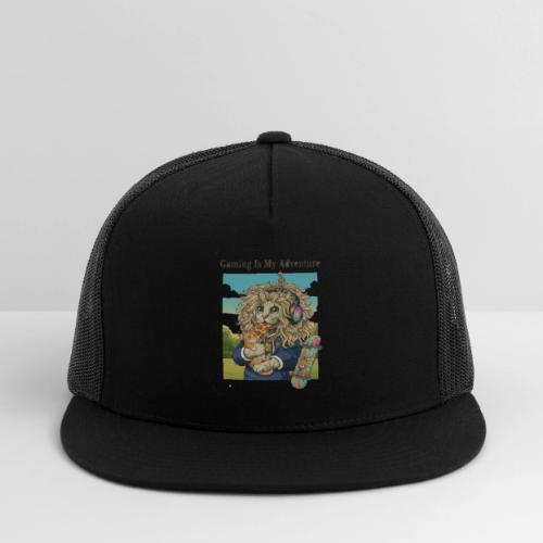 Gaming Cat Adventure: Pizza & Skates - Trucker Hat