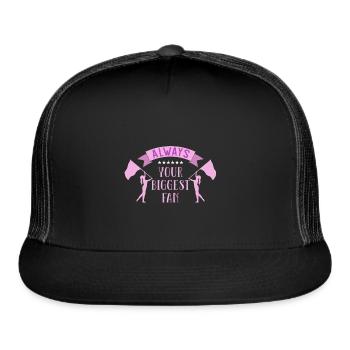 Color Guard Mom Dad - Trucker Hat - black/black - Front