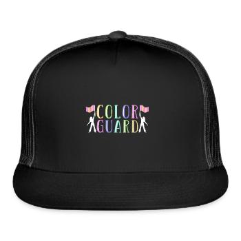 Color Guard - Trucker Hat - black/black - Front