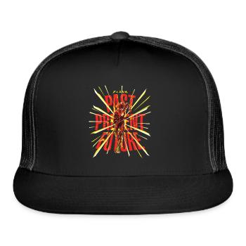 The Flash Past, Present Future - Trucker Hat - black/black - Front