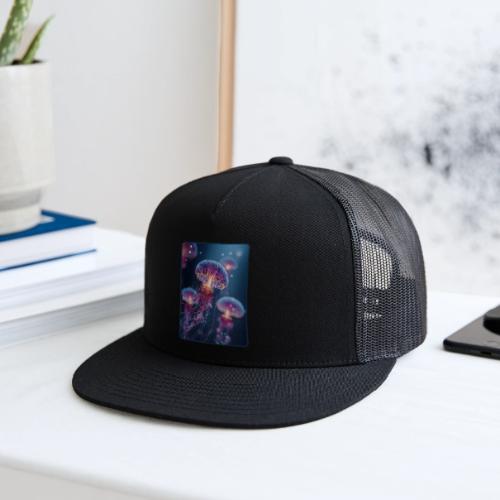 Glowing Jellyfish Deep Sea Design - Trucker Hat