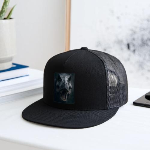 T Rex Cinematic Close-Up Design - Trucker Hat