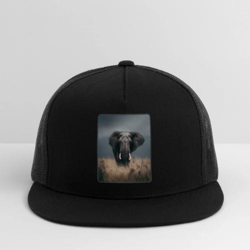 Majestic African Elephant Portrait Design - Trucker Hat