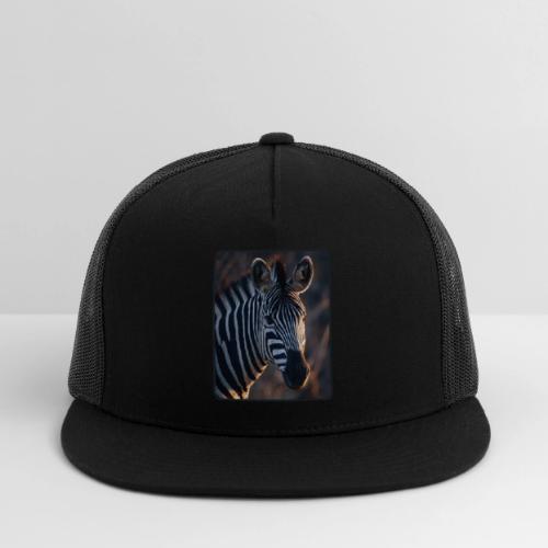 Majestic Zebra Sunset Portrait Design - Trucker Hat