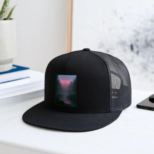 Neon UFO Forest River Design - Trucker Hat