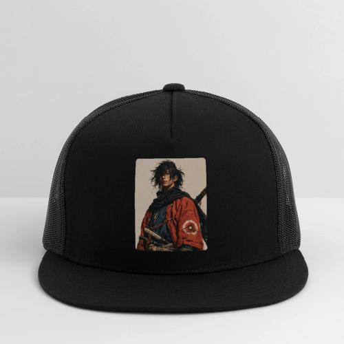 Young Samurai Warrior Portrait - Trucker Hat