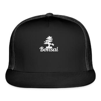 BONSAI - Trucker Hat - black/black - Front