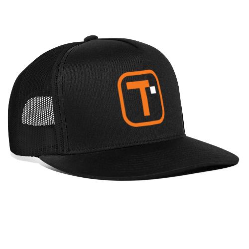 TROYPOINT Orange Logo Large Transparent - Trucker Cap