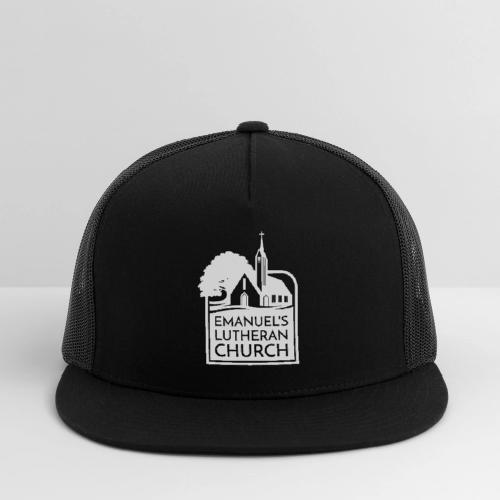 Single Vertical white2 - Trucker Hat