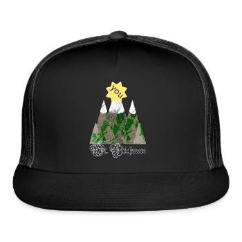 Mt. Bitchmore - Trucker Hat - black/black - Front