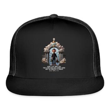 A Rich Man - Trucker Hat - black/black - Front