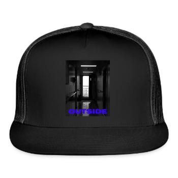 Outside - Trucker Hat - black/black - Front
