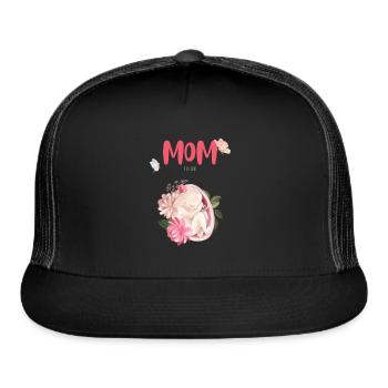 Mom To Be Gift for Expecting Mothers - Trucker Hat - black/black - Front