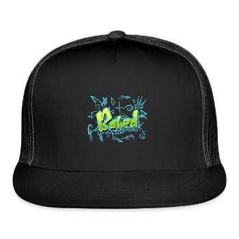 Baked in brooklyn - Trucker Hat - black/black - Front