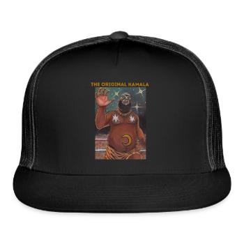 The Original Kamala - Trucker Hat - black/black - Front