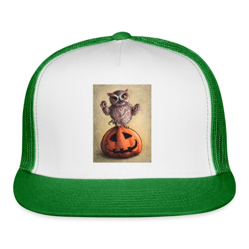 Funny Halloween Owl - Trucker Cap