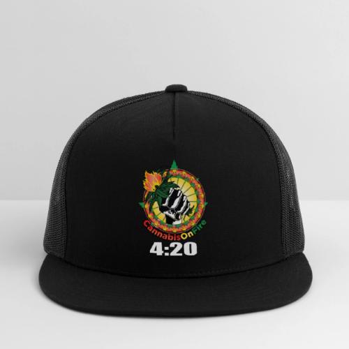 Wacky 420 Keep It Lit Time Weed Marijuana Design - Trucker Hat