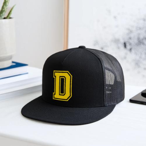 Letter D – Capital Athletic Alphabet Monogram - Trucker Hat