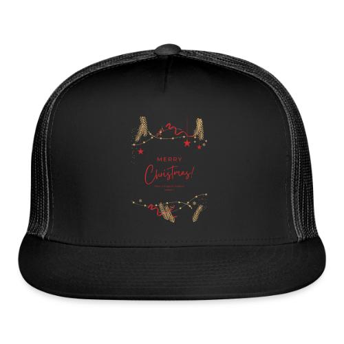 Merry Christmas Typography Design - Trucker Hat
