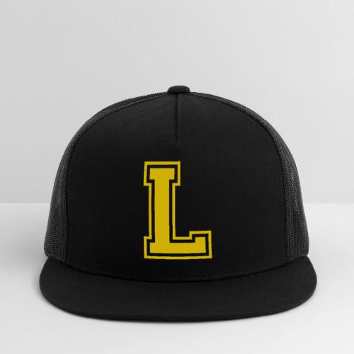 Letter L – Capital Athletic Alphabet Monogram - Trucker Hat