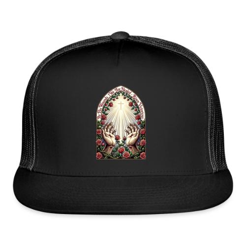 Easter By His Wounds Healed T Shirt, Renewal Gift - Trucker Hat