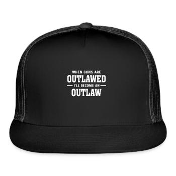 Pro Gun Rights 2Nd Amendment 2A Shirt - Trucker Hat - black/black - Front