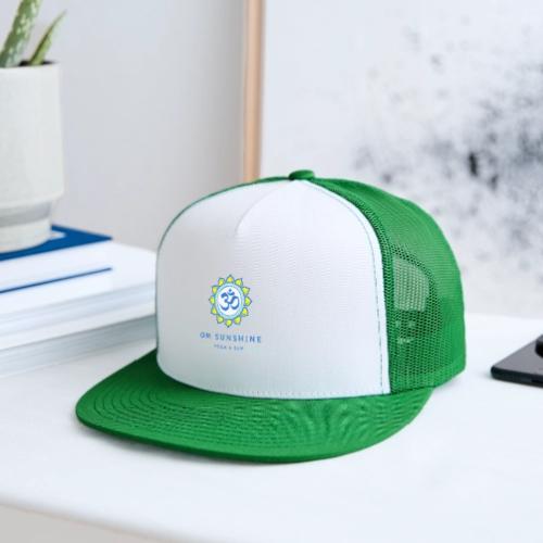Om Sunshine Yoga transparent back original file - Trucker Hat