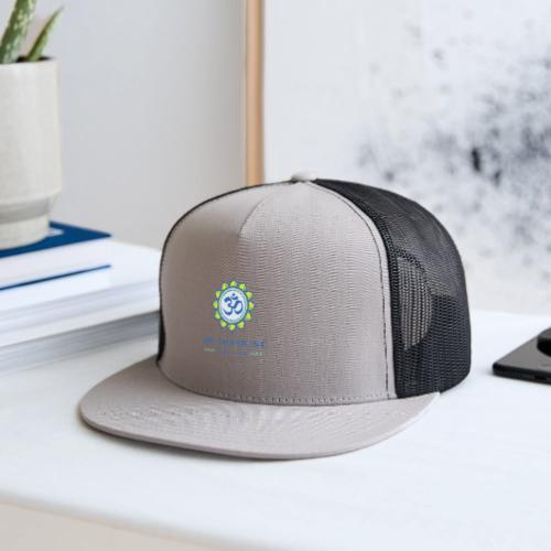 Om Sunshine Yoga transparent back original file - Trucker Hat