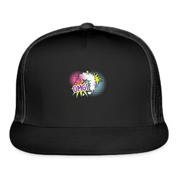 OMG ! - Trucker Hat - black/black - Front