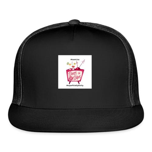 sassnsips com team lisa - Trucker Hat
