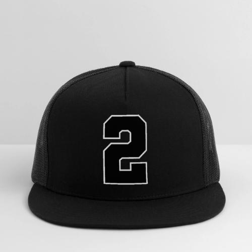 Varsity Number 2 Sports Design - Trucker Hat