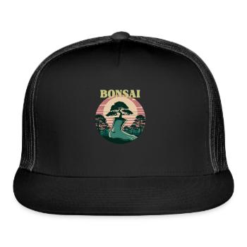 Bonsai - Trucker Hat - black/black - Front