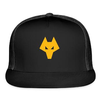Vintage Wolves - Wolverhampton Soccer - Trucker Hat - black/black - Front