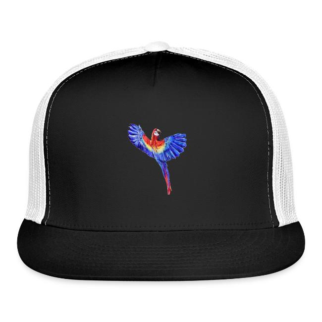 Scarlet macaw parrot