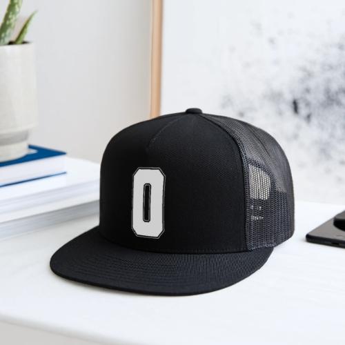 White Letter O – Varsity Alphabet Monogram - Trucker Hat
