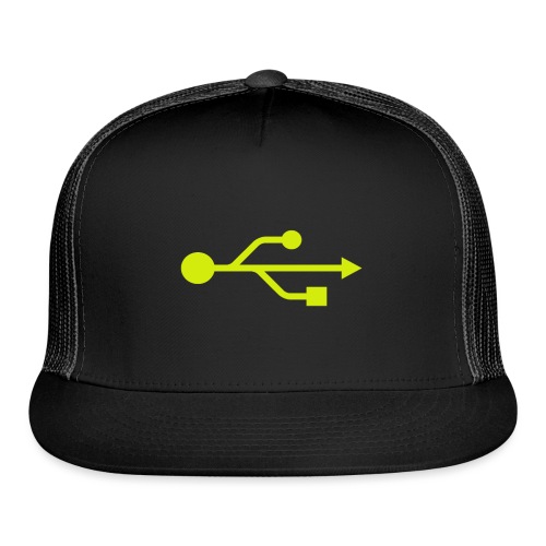 Yellow USB Logo Mid - Trucker Cap