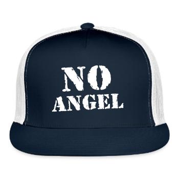 No Angel - Trucker Hat - navy/white - Front