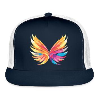 angel - Trucker Hat - navy/white - Front