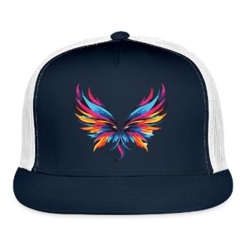 angel - Trucker Hat - navy/white - Front
