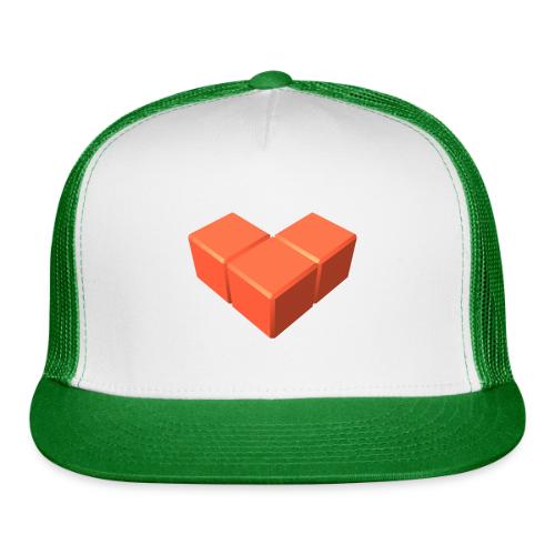 Blocksworld: Classic Heart Design - Trucker Hat