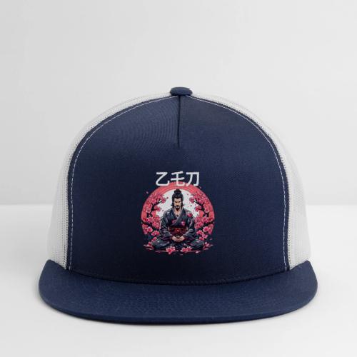 Zen Samurai: Japanese Warrior In Meditation - Trucker Hat