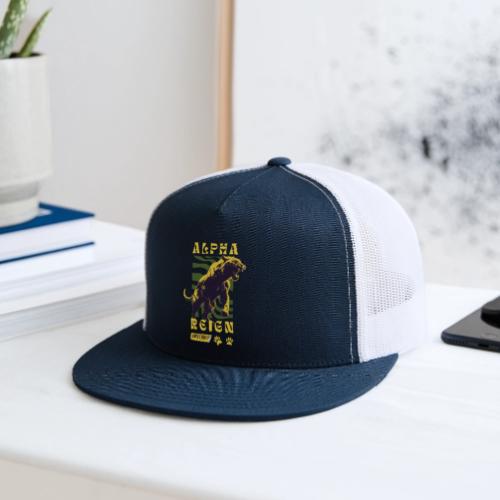 Unleash The Inner Alpha: Fierce Animal Print - Trucker Hat