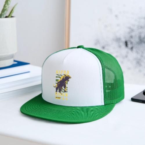 Unleash The Inner Alpha: Fierce Animal Print - Trucker Hat