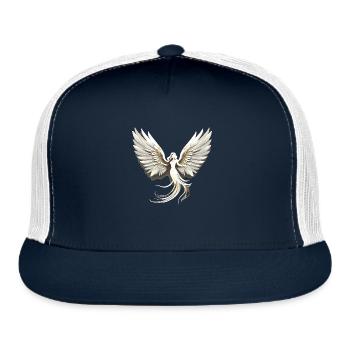 angel - Trucker Hat - navy/white - Front