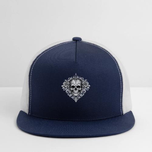 Gothic Filigree Skull - Trucker Hat