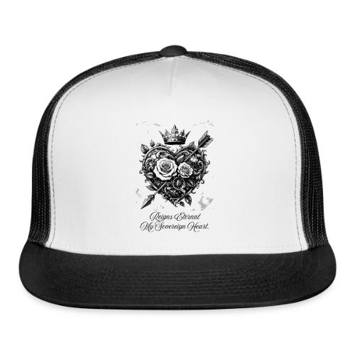 Royal Heart T-Shirt, Mug, & Leggings - Trucker Hat