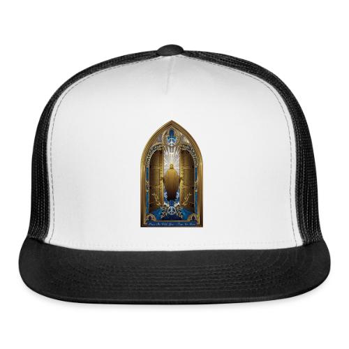 Easter Peace Be With You Locked Doors T Shirt,Gift - Trucker Hat