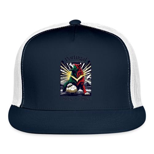 Portugal Iberian Wolf Soccer T Shirt, Pride Gift - Trucker Hat