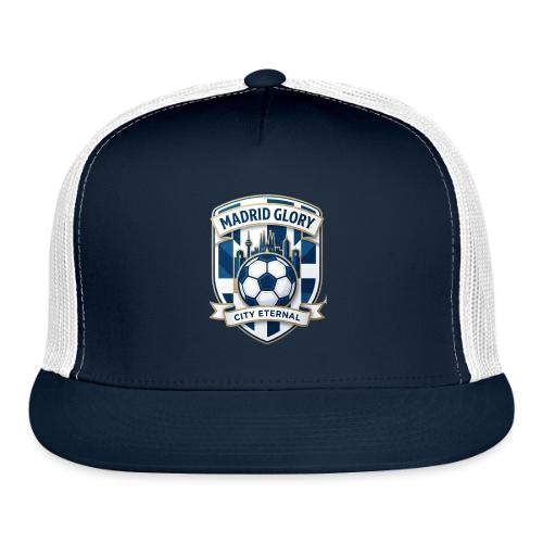 Madrid Skyline Glory T Shirt, Madrid Fan Gift - Trucker Hat