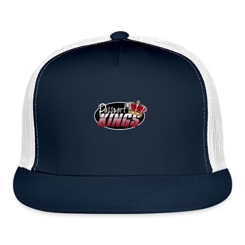 Passport Kings logo for dark shirts - Trucker Hat
